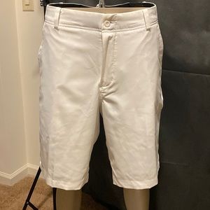 Nike male white shorts, standard fit